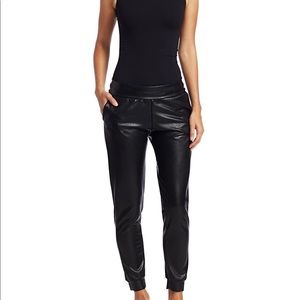 Faux leather Commando joggers
